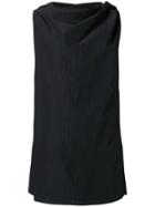 Rick Owens Draped Mini Dress - Black
