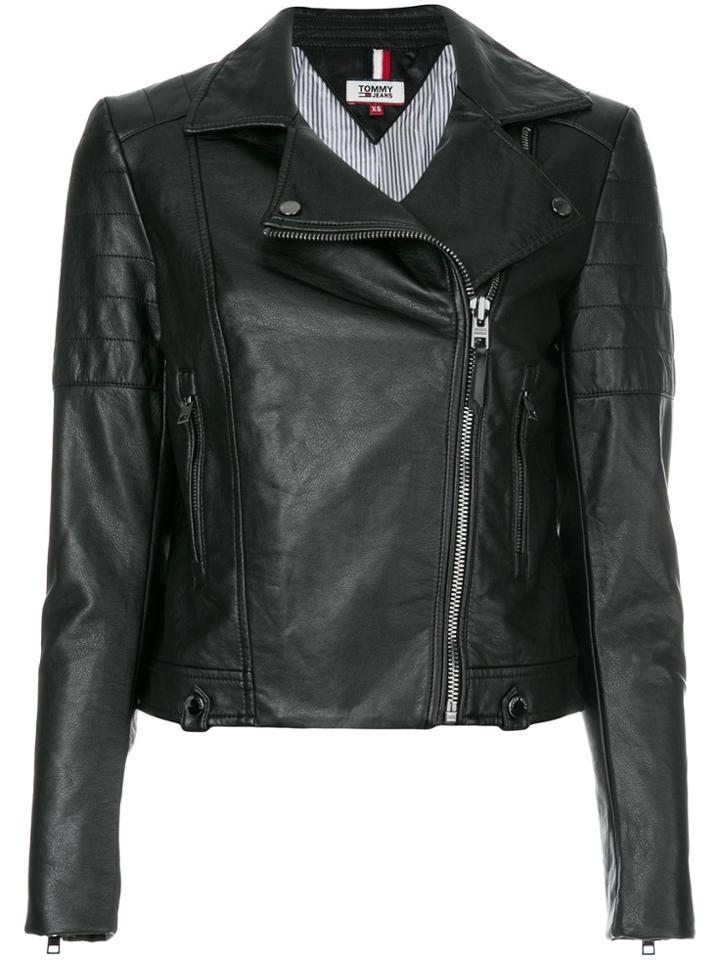 Tommy Hilfiger Biker Jacket - Black