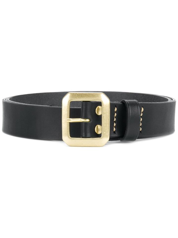 Junya Watanabe Comme Des Garçons Man Square Buckle Belt - Black