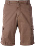 Cargo Shorts - Men - Cotton/polyester/spandex/elastane - 36, Brown, Cotton/polyester/spandex/elastane, Briglia 1949