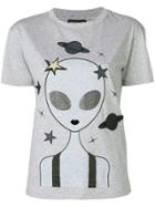 Emporio Armani Alien Print T-shirt - Grey