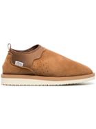 Suicoke Brown Ron-m Suede Leather Mid Boots