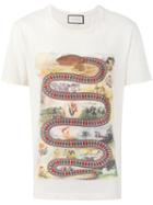 Gucci - Kingsnake Print T-shirt - Men - Cotton - Xl, Nude/neutrals, Cotton