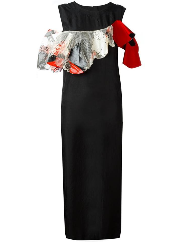 Toga Sleeve Release Dress