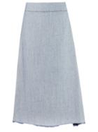 Uma Raquel Davidowicz Midi Skirt, Women's, Size: 38, Blue, Cotton