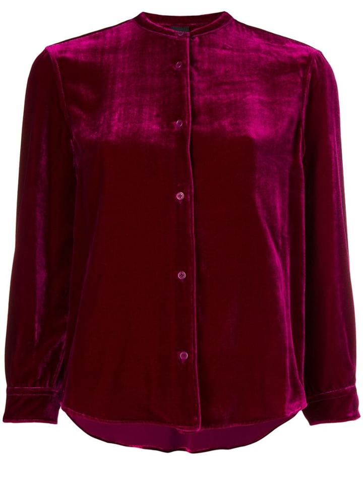 Aspesi Mandarin Collar Shirt - Pink