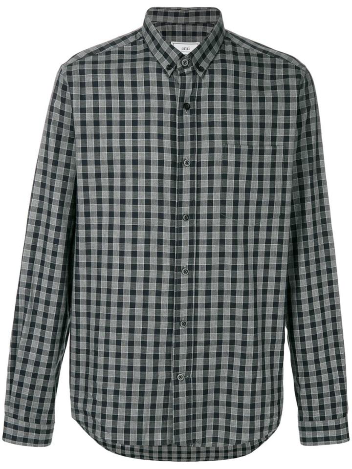 Ami Alexandre Mattiussi Button-down Shirt Ami Fit - Grey