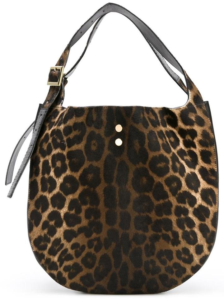 Jimmy Choo Mardy Shoulder Bag, Women's, Green, Calf Hair/leather