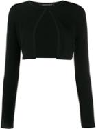 Antonino Valenti Knitted Bolero Cardigan - Black