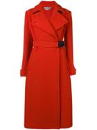 Sportmax Belted Trench Coat - Red