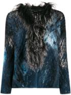 Avant Toi Contrasting Collar Jumper - Blue