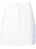 Rag & Bone - Zip Pocket A-line Skirt - Women - Cotton - 2, White, Cotton