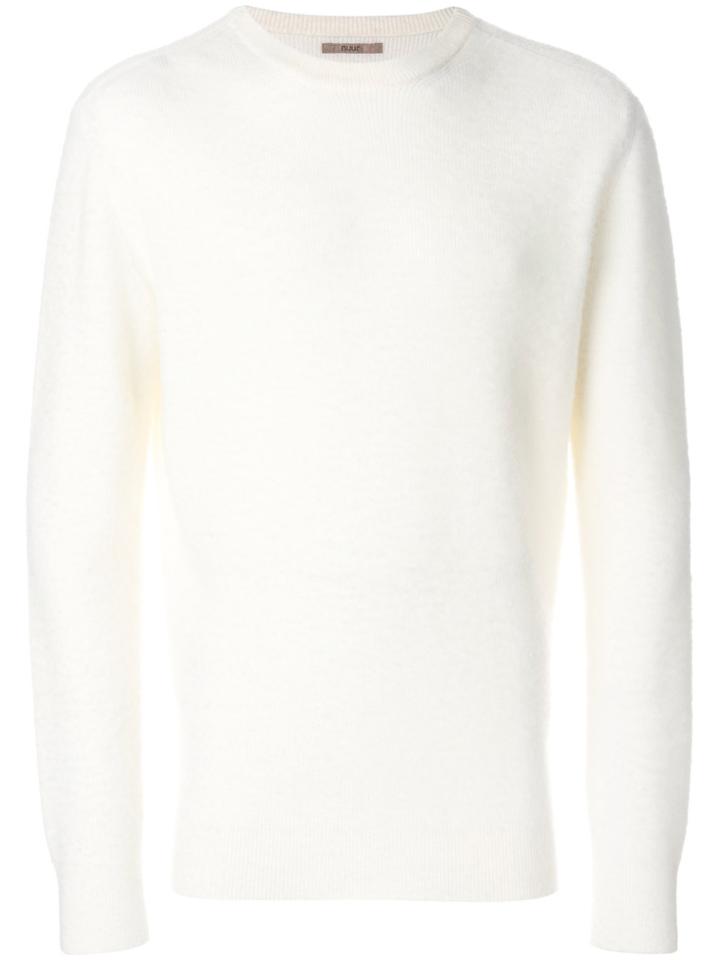 Nuur Crew Neck Sweater - White
