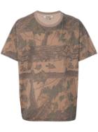 Yeezy - Tree Print T-shirt - Men - Cotton - Xs, Brown, Cotton