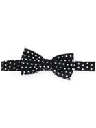 Fefè Polka Dot Print Bow Tie - Black