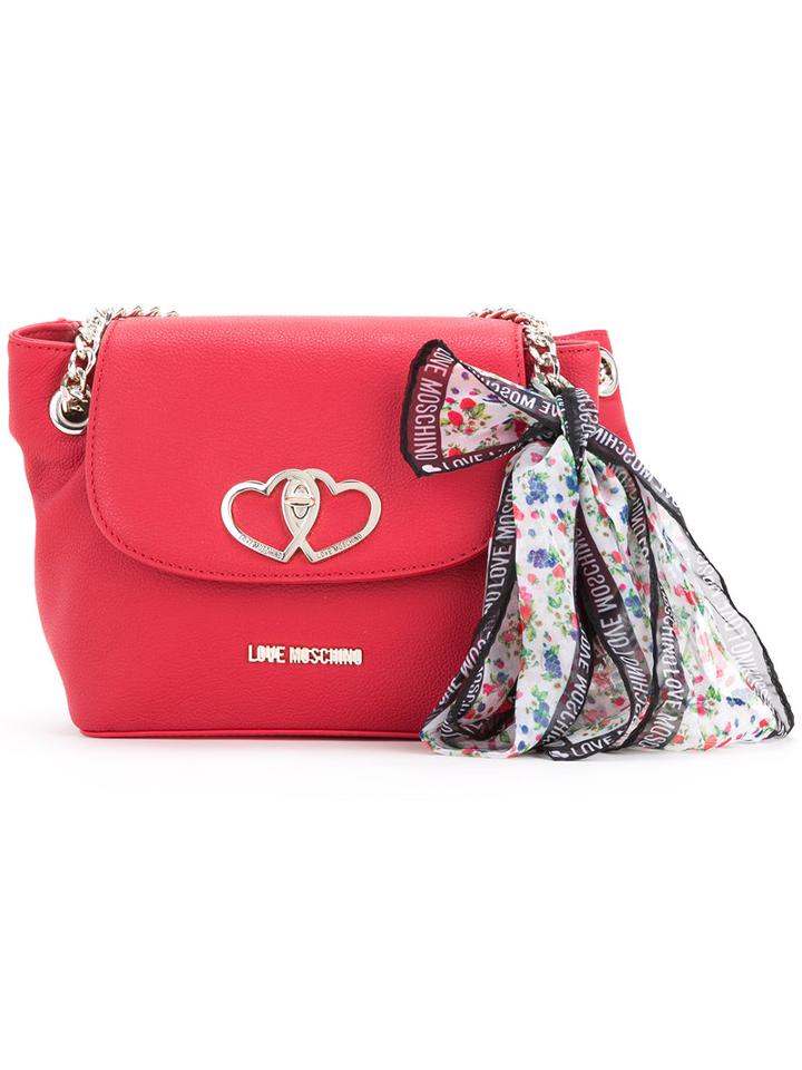 Love Moschino - Scarf Cross-body Bag - Women - Pvc - One Size, Red, Pvc