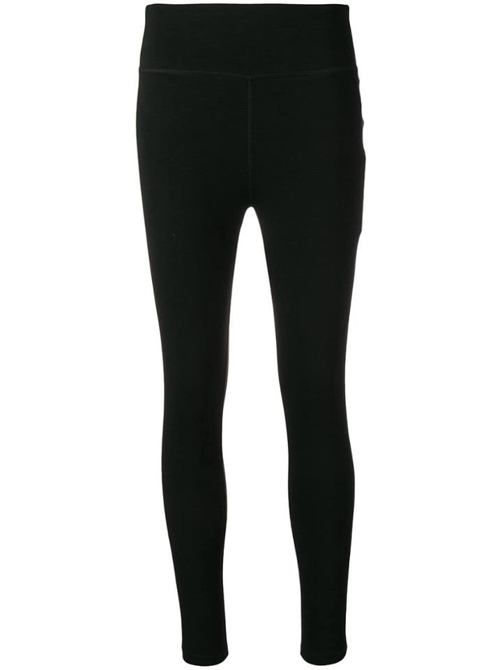Donna Karan Lace-up Leggings - Black