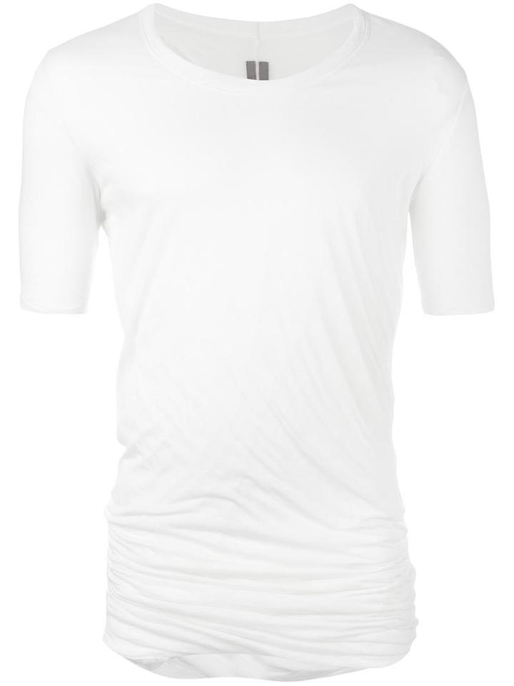 Rick Owens Short Sleeve T-shirt, Men's, Size: Large, White, Cotton