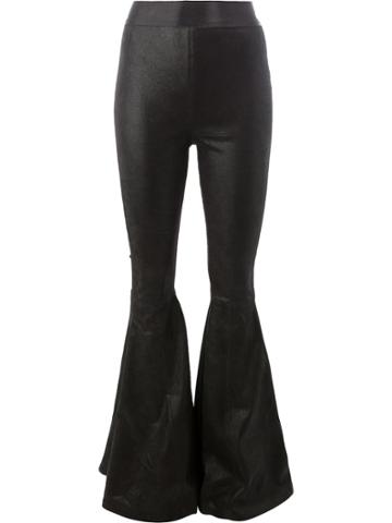 Faith Connexion Panelled Flared Trousers - Black