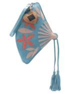 Sarah Chofakian - Suede Clutch - Women - Goat Skin - One Size, Blue, Goat Skin