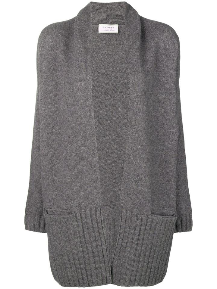 Snobby Sheep Yak Oversized Cardigan - Grey