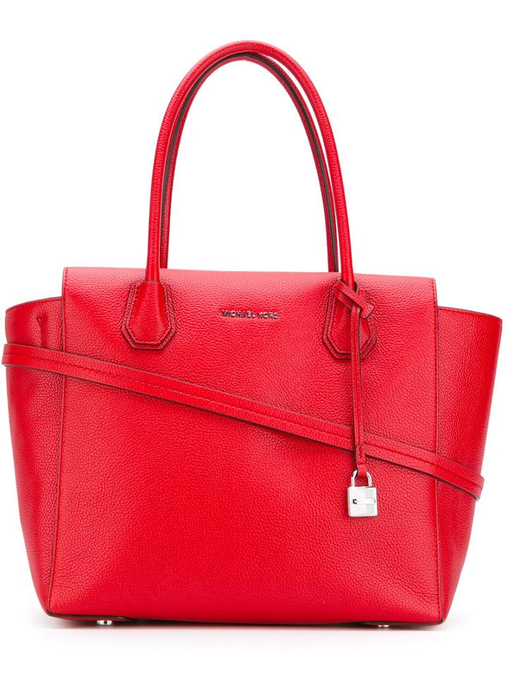 Michael Kors - Mercer Tote - Women - Leather - One Size, Red, Leather