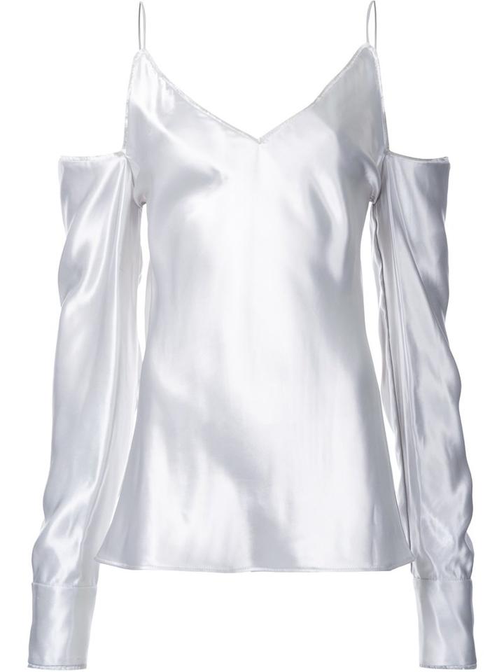 Christopher Esber - 'stellastella' Cami Blouse - Women - Viscose - 8, White, Viscose