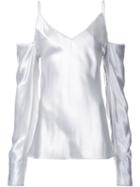 Christopher Esber - 'stellastella' Cami Blouse - Women - Viscose - 8, White, Viscose
