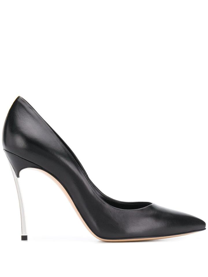 Casadei Blade Pointed Pumps - Black