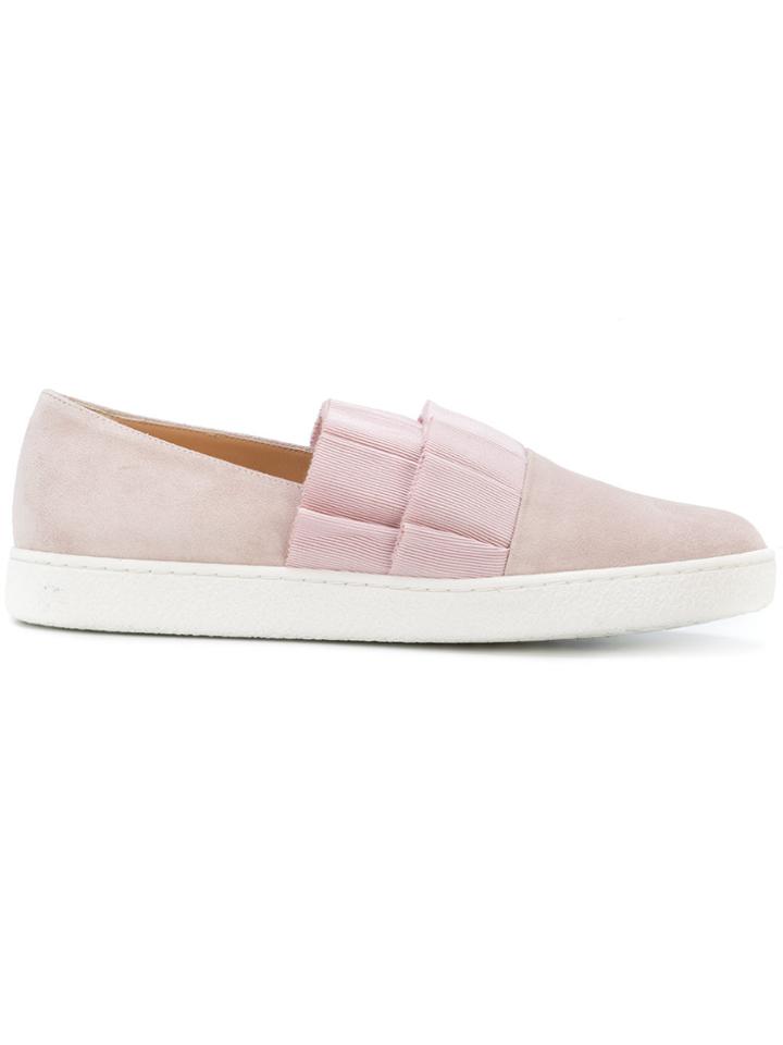 Unützer Draped Slip-on Sneakers - Pink & Purple