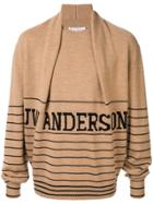 Jw Anderson Pleated Detail Jumper - Brown