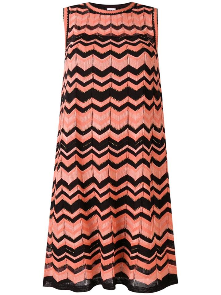 M Missoni Zigzag Knit Dress - Pink