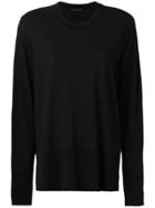 The Row Loose Fit Sweater - Black