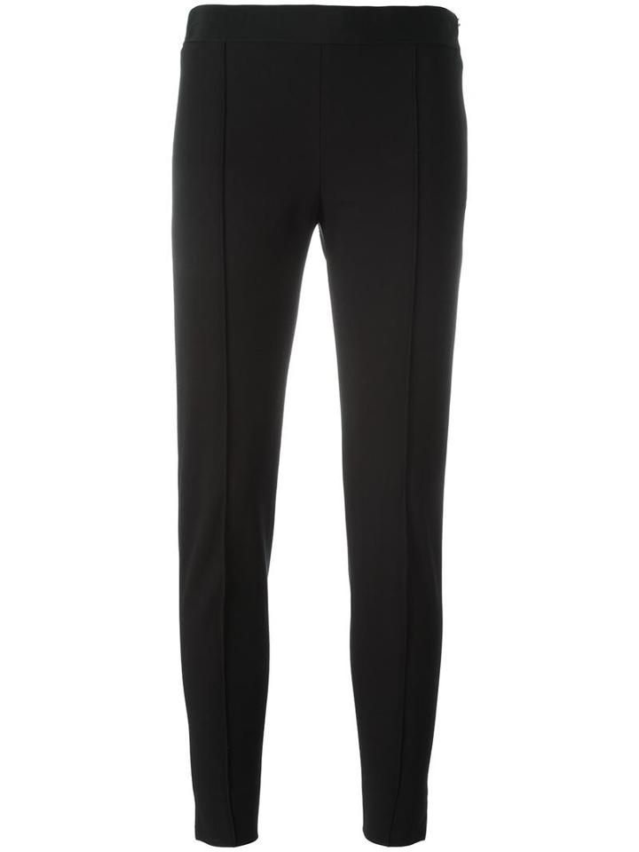 Ps By Paul Smith Tailored Cropped Trousers, Women's, Size: 44, Black, Cotton/spandex/elastane/acetate/viscose