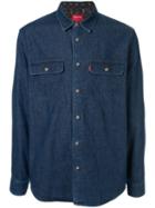 Supreme Flannel Lined Twill Shirt - Blue