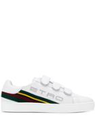 Etro Striped Panel Low-top Sneakers - White