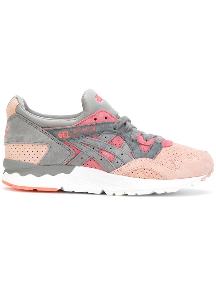 Asics Contrast Lace Up Trainers - Pink & Purple