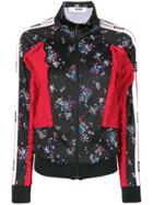 Msgm Floral Print Embossed Jacket - Multicolour