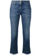 Brunello Cucinelli - Straight Cropped Jeans - Women - Cotton/spandex/elastane - 40, Blue, Cotton/spandex/elastane