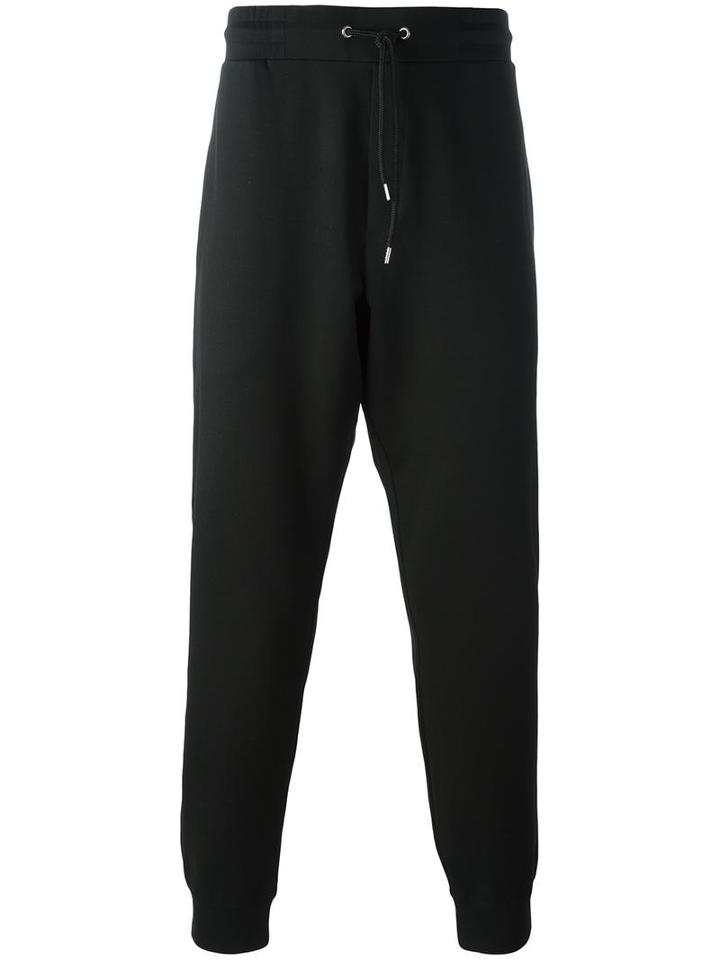 Mcq Alexander Mcqueen Abstract Print Jogging Pants, Men's, Size: Large, Black, Viscose/polyamide/spandex/elastane