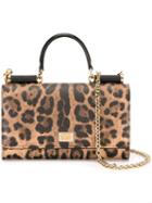Dolce & Gabbana Mini 'sicily' Wallet Crossbody Bag, Women's, Brown