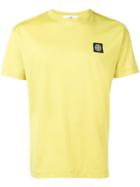 Stone Island Patch Logo T-shirt - Yellow
