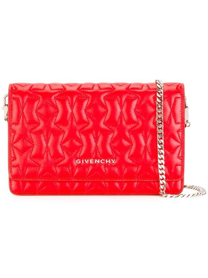 Givenchy Pandora Crossbody Bag, Women's, Red, Lamb Skin