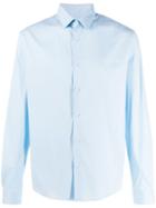 Sandro Paris Plain Button Shirt - Blue