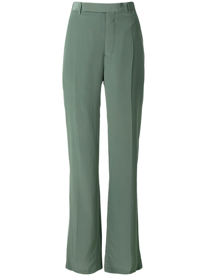 Rick Owens Wide Leg Trousers - Green