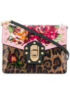 Dolce & Gabbana Lucia Floral Leopard Print Bag - Multicolour