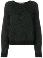 Vanessa Bruno Glitter-detail Knitted Sweater - Black