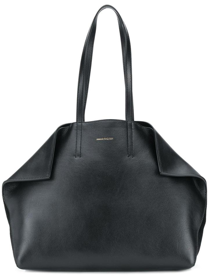 Alexander Mcqueen Butterfly Tote - Black