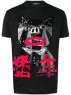 Dsquared2 Signature Print T-shirt - Black
