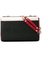Love Moschino - Double Chain Trim Bag - Women - Polyurethane - One Size, Black, Polyurethane